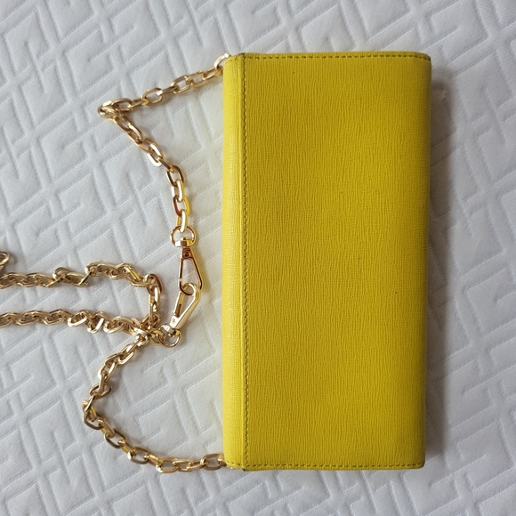 Furla large Leather Babylon Continental Wallet Purse Color: Sunny 028 - Picture 2 of 11